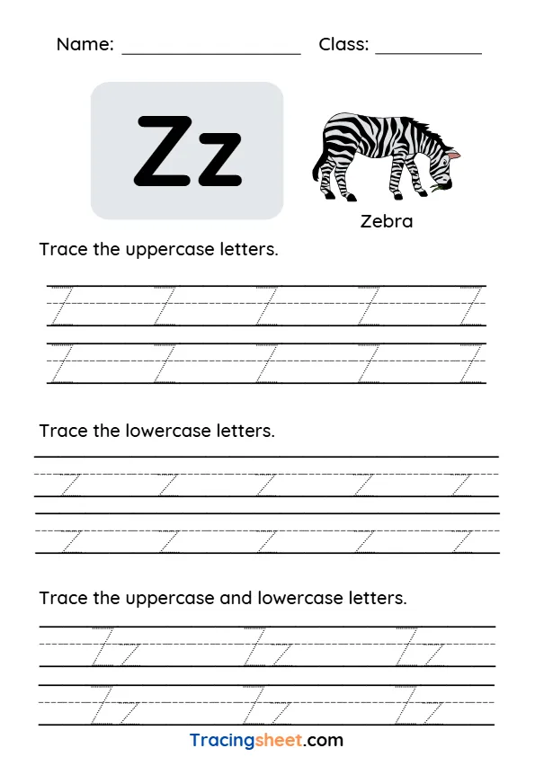 Alphabet Z